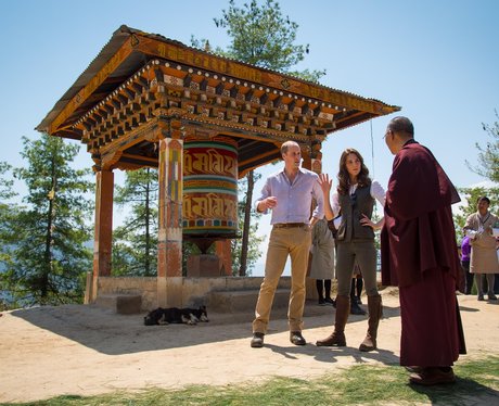 Kate and Prince William in Bhutan
