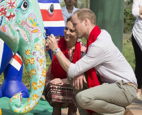Kate and Prince William in India