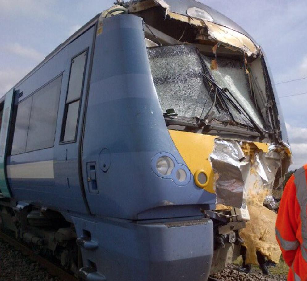 Norfolk Cambridge Train Crashes With Tractor - Heart East Anglia