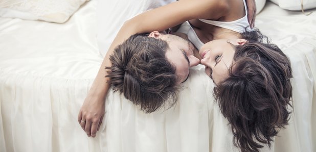 Kissing adults