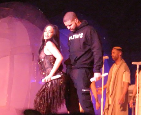 Rihanna and Drake dancing