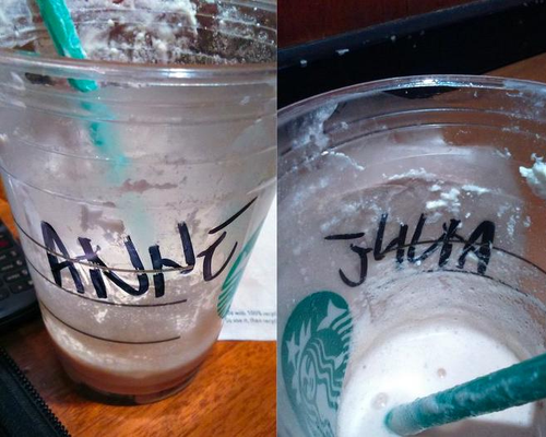 The Name On This Starbucks Cup Has The Internet Creeping Out Heart