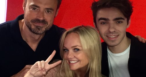 Jamie and Emma with Nathan Sykes