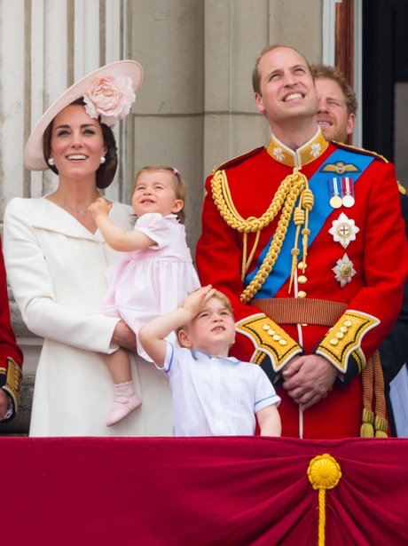 Princess Charlotte First appearance on the balcony