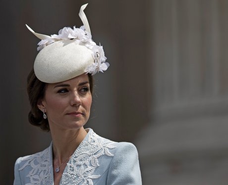 The Duchess of Cambridge leaves St Paul's Cathedral. - The Queen's ...