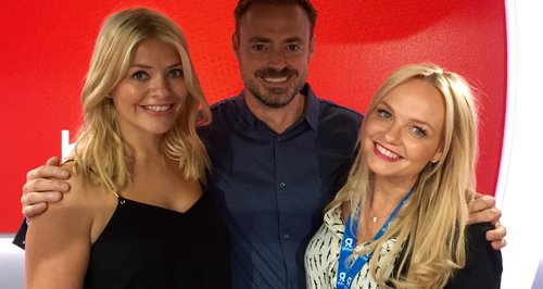 Jamie and Emma with Holly Willoughby