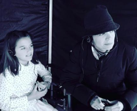 Katie Holmes and Suri Cruz