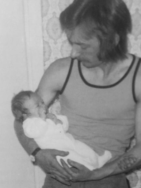 David Beckham and his Dad father's day