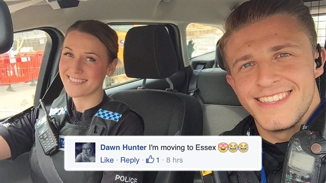 These Two Ridiculously Good Looking Police Officers Have Got The