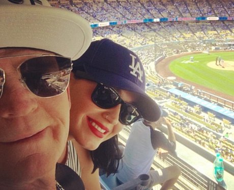 Katy Perry and her dad father's day