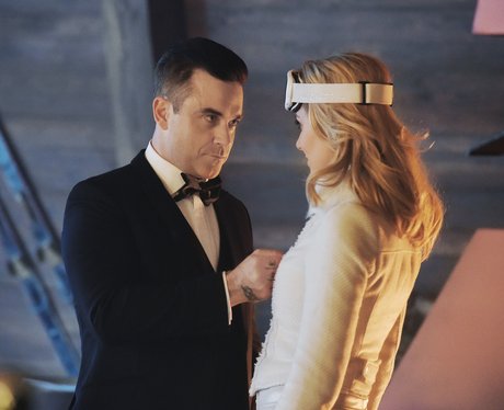Robbie Williams and Cheryl Cole Cafe Royal advert