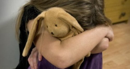 Girl crying - abuse