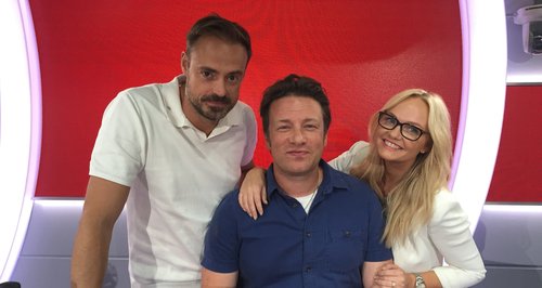 Jamie And Emma With Jamie Oliver