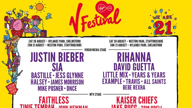 Get Tickets For V Festival At Hylands Park In Chelmsford - Heart