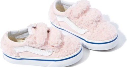 fuzzy pink vans