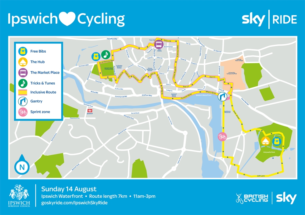 Be Part Of Sky Ride In Ipswich This Sunday - Heart East Anglia