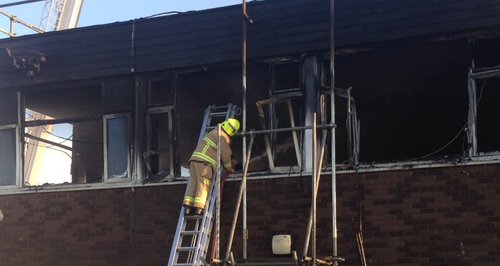 Crews Battle Fire At Southend School Heart Essex