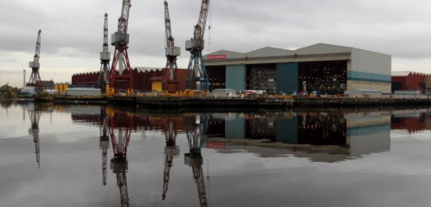BAE Systems shipbuilding on the clyde