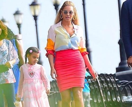 Beyonce and Blue Ivy Spend Mother-And-Daughter Tim