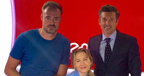 Patrick Dempsey And Renee Zellweger With Jamie The