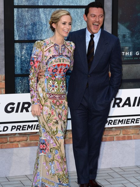 Emily Blunt and Luke Evans at a film premiere