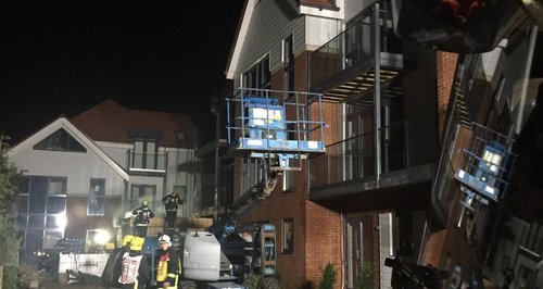 Romsey retirement flats fire