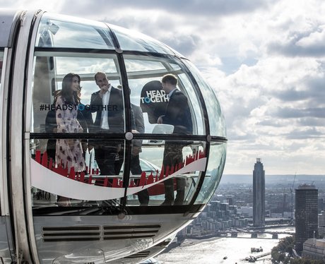 The royals on the London Eye