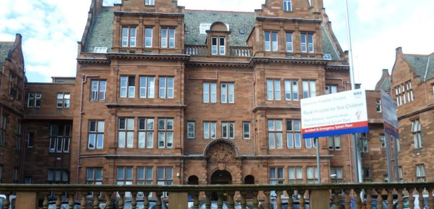 Edinburgh sick kids hospital outside