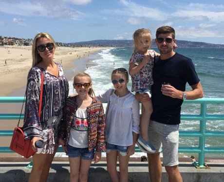 Stephen and Alex Gerrard and their family