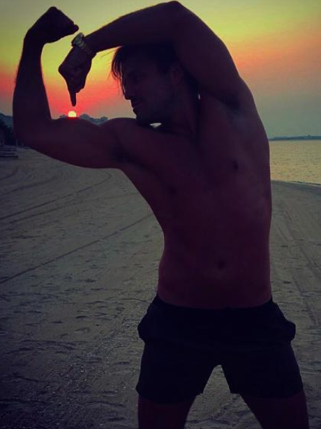 What Essex star could this be flaunting their musc