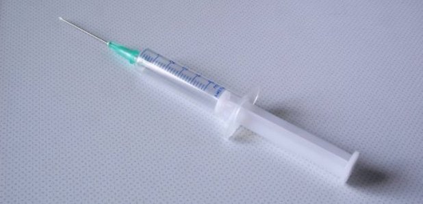 a syringe which could be used for drugs