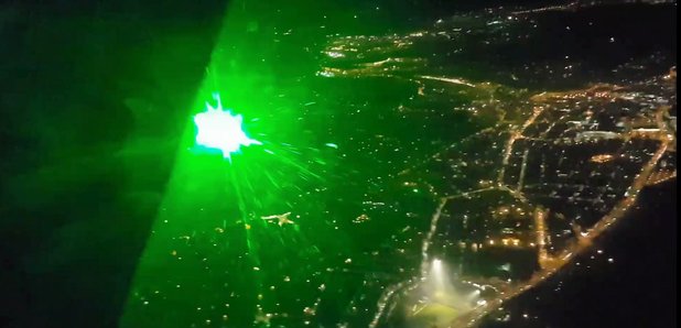 Helicopter Laser Attack