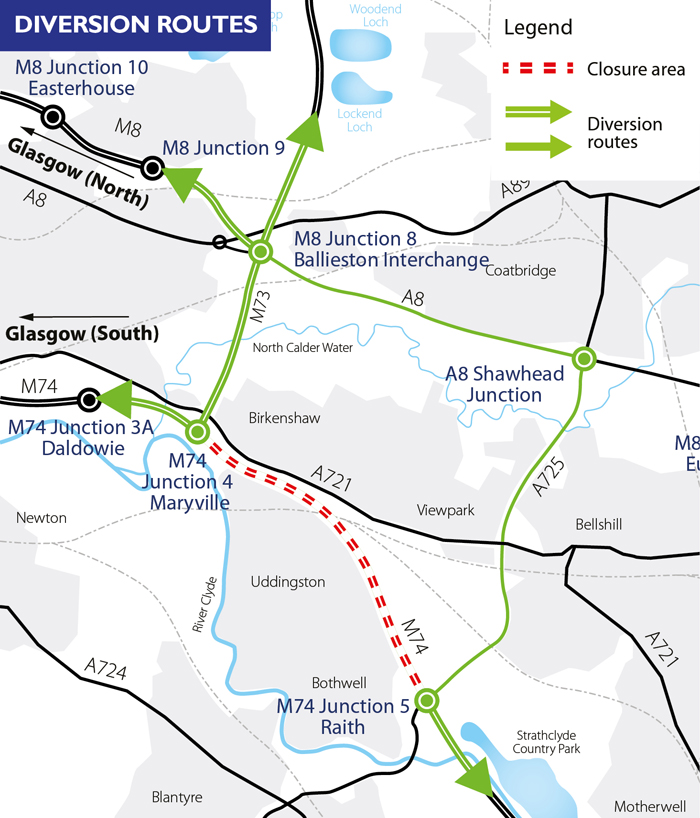 M74 Closure - Heart Scotland