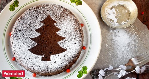 Moist Chocolate Christmas Cake Recipe | myfoodbook