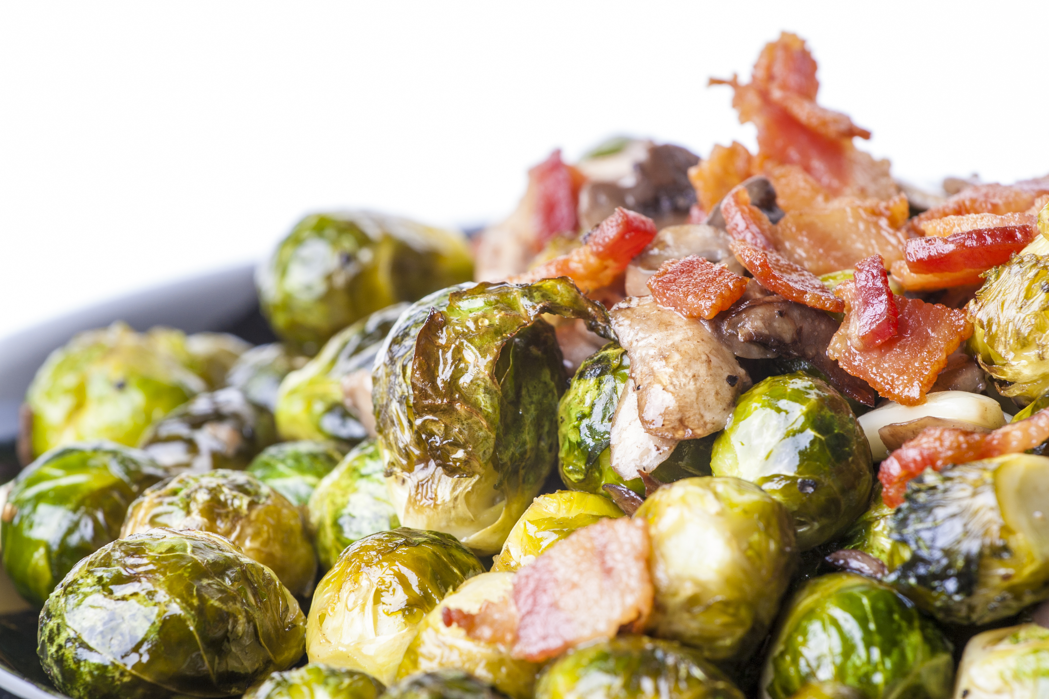Roasted Brussel Sprouts With Bacon