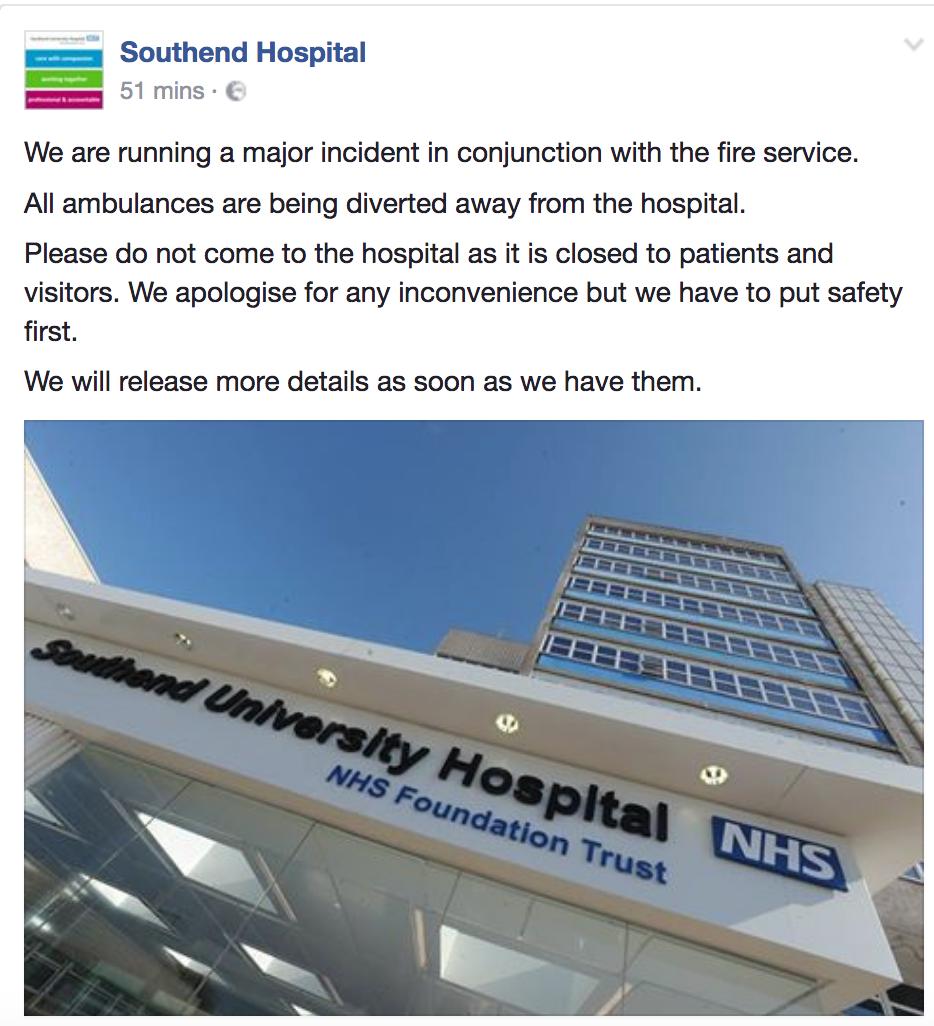 Southend Hospital Facebook
