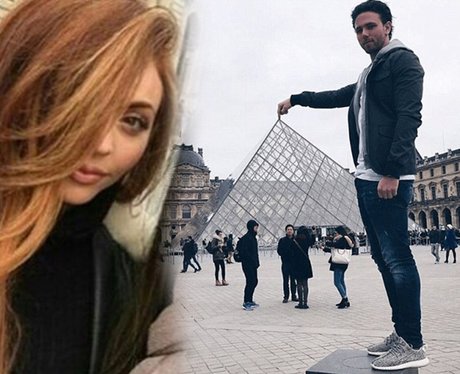 Jesy Nelson and her new man in Paris