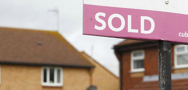 Sold sign outside a house