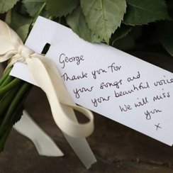 George Michael Floral Tributes Oxfordshire