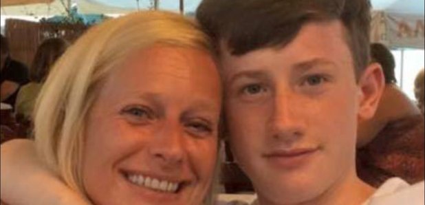 Morgan Ackerman and his Mum
