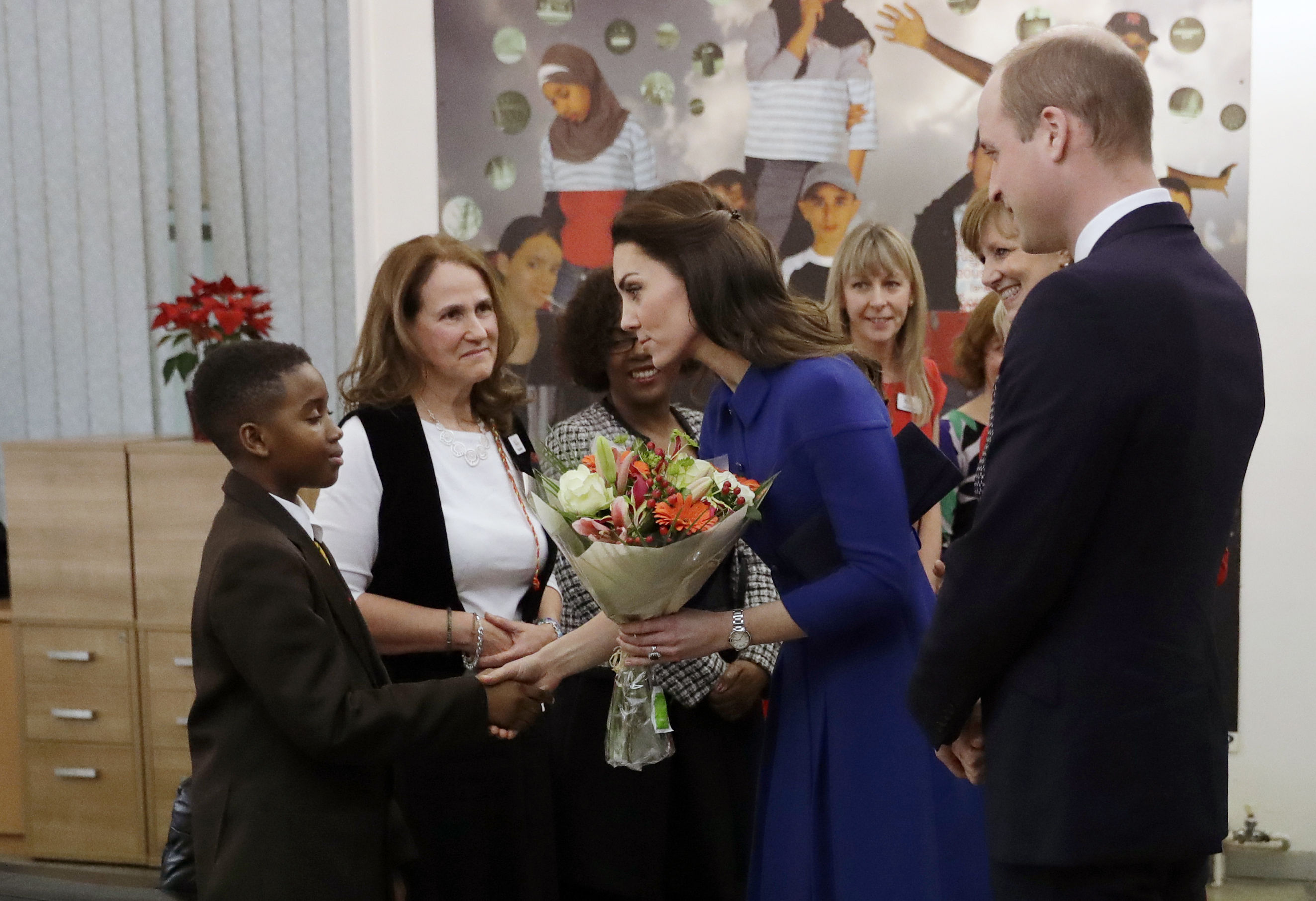 The Duke and Duchess of Cambridge visit Child Bere