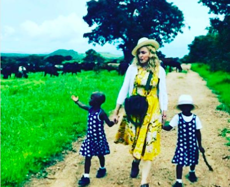 Madonna adopted twins from Malawi