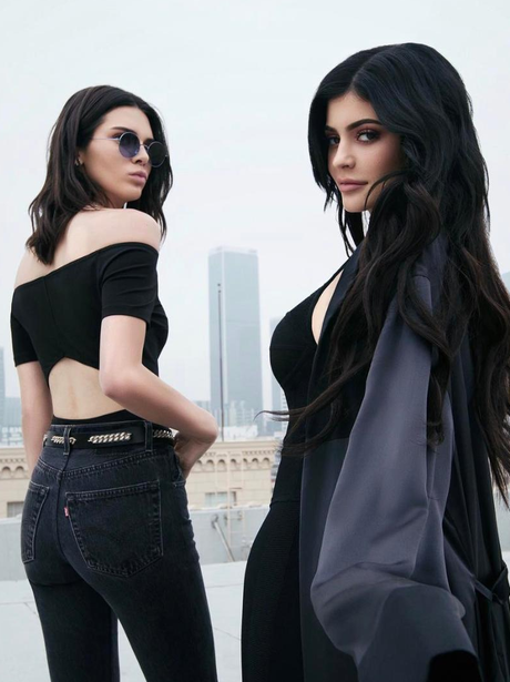 Kylie and Kendall Jenner show off their brand new clothing range ...