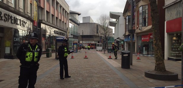 Storm Doris Wolverhampton Scene