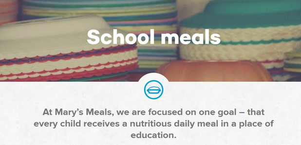 Scottish charity Mary's meals