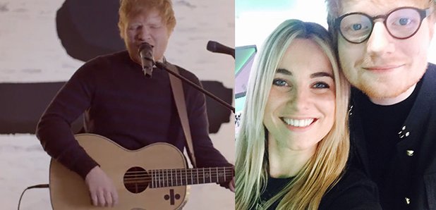 Ed Sheeran and Sian Welby