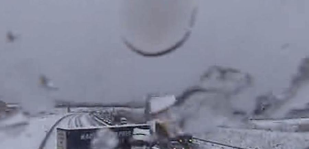 Snow 21st March Scotland A8
