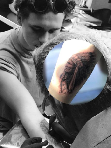 Brooklyn Beckham Gets His First Tattoo And It's HUGE!