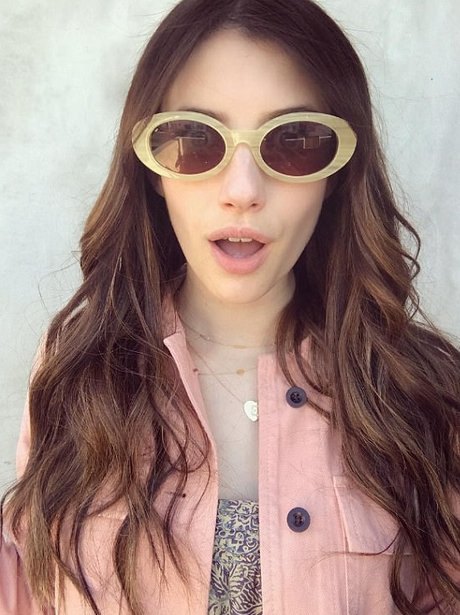 Scream Queen Emma Roberts looks the spitting image