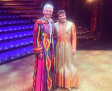 Phillip Schofield and Joe McElderr